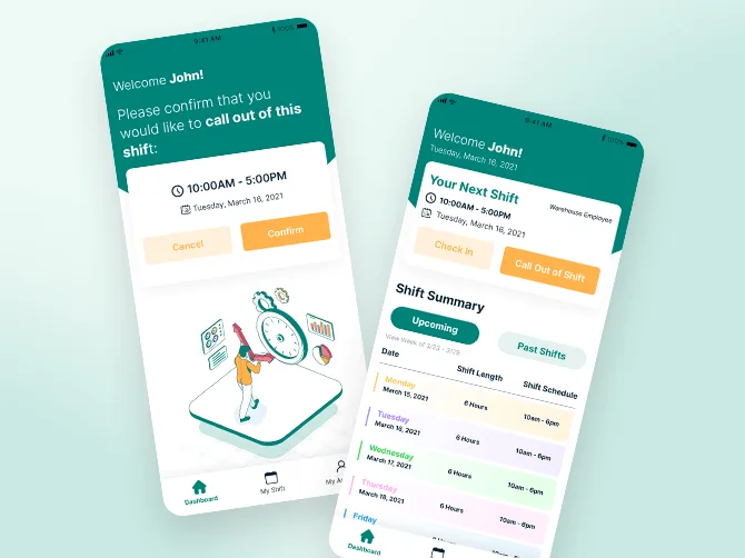 Payment app screens with transaction and wallet details